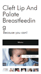 Mobile Screenshot of cleftlipandpalatebreastfeeding.com